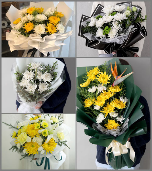 四川绵阳三台县安居镇白事花束代送